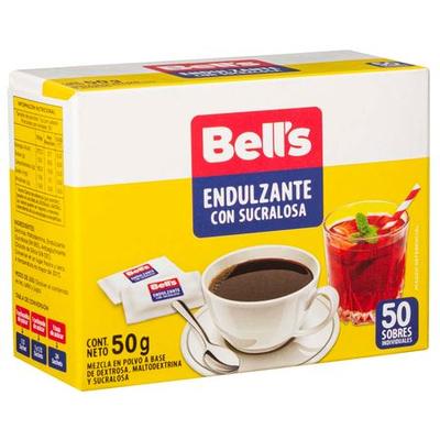 BELL'S EDULCORANTE BAJA EN CALORIAS CAJA 50UN