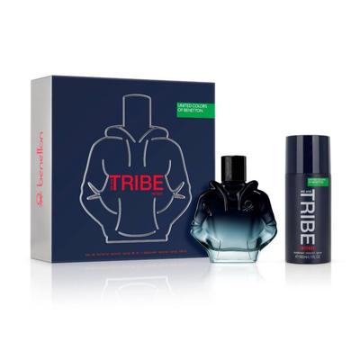 BENETTON SET DE PERFUME TRIBE INTENSO BENETTON PARA HOMBRE EDP 90ML + DESODORANTE SPRAY 150ML