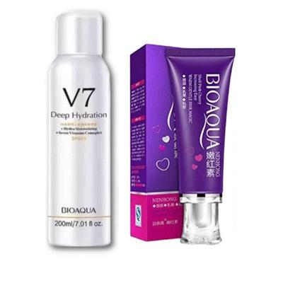 BIOAQUA CREMA BLANQUEADORA CORPORAL + SPRAY ACLARANTE DE CUERPO V7 BIOAQUA