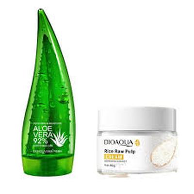 BIOAQUA CREMA CORPORAL ALOE VERA + ACLARANTE DE ARROZ