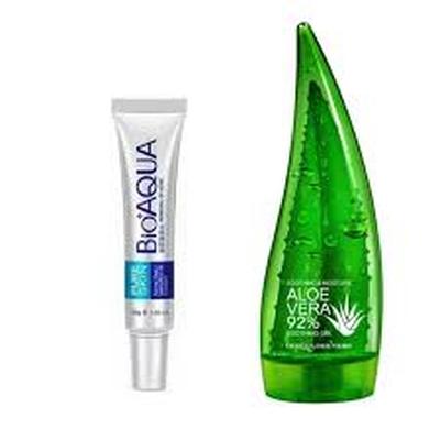 BIOAQUA CREMA CORPORAL ALOE VERA + CREMA ANTI-ACNE