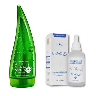 BIOAQUA CREMA CORPORAL ALOE VERA + SERUM ACIDO HIALURONICO 100 ML