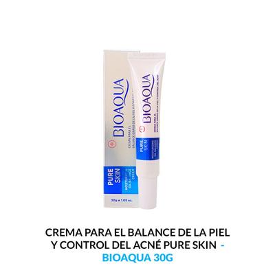 BIOAQUA CREMA PARA EL BALANCE DE LA PIEL Y CONTROL DEL ACNE PURE SKIN 30G