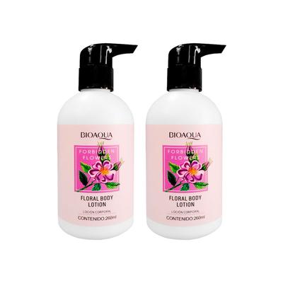 BIOAQUA LOCION CORPORAL FLORAL FLORES PROHIBIDAS 260ML 2 UNIDADES