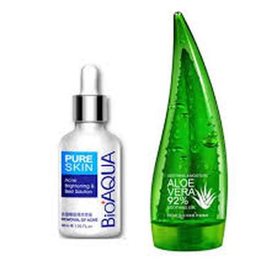 BIOAQUA SERUM ANTI-ACNE + CREMA CORPORAL ALOE VERA
