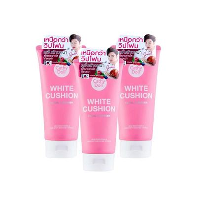 CATHY DOLL PACK 3 DESMAQUILLANTE FACIAL LIMPIADOR ESPUMA BLANCA 120 ML