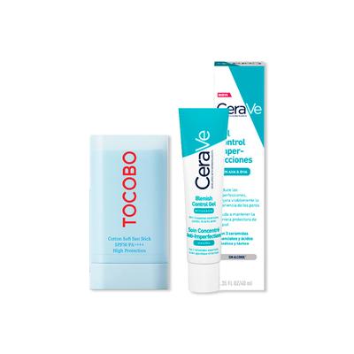 CERAVE BARRA SOLAR TOCOBO + CERAVE ANTI-IMPERFECCIONES BLEMISH CONTROL 40ML