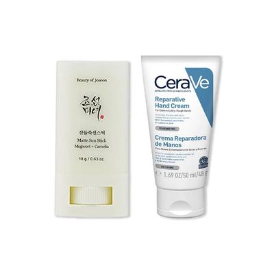 CERAVE CAMELIA BEAUTY + CERAVE CREMA HIDRATANTE REPARADORA DE MANOS 50ML