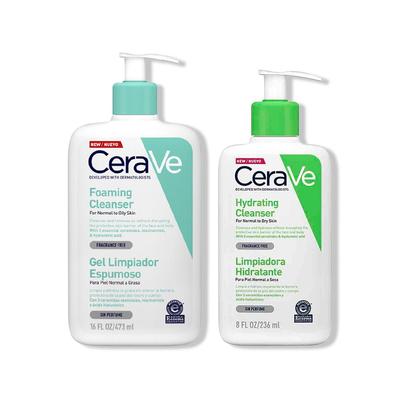 CERAVE DUO LIMPIADORES IDEALES PARA AYUDAR Y EQUILIBRAR LA PIEL