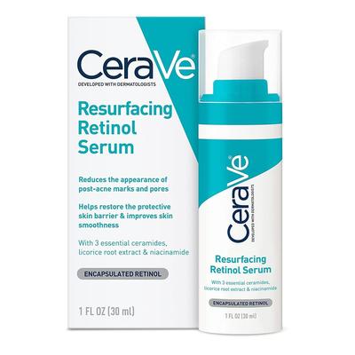 CERAVE RESURFACING FACE SERUM CON RETINOL Y NIACINAMIDA 30 ML