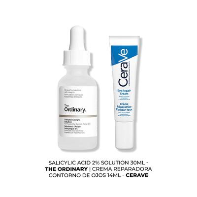 CERAVE SALICYLIC ACID 2% SOLUTION 30ML + CREMA CONTORNO DE OJOS 14ML