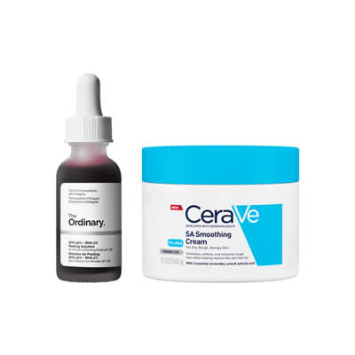 CERAVE SET SERUM AHA 30% + BHA 2% PEELING SOLUTION + CREMA HIDRATANTE UREA SA 340 GR