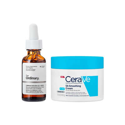CERAVE SET SERUM CAFFEINE SOLUTION 5% + EGCG + CREMA HIDRATANTE UREA SA 340 GR