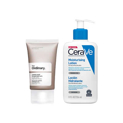 CERAVE SET TRATAMIENTO AZELAIC ACID SUSPENSION 10% 30 ML + LOCION HIDRATANTE 236 ML