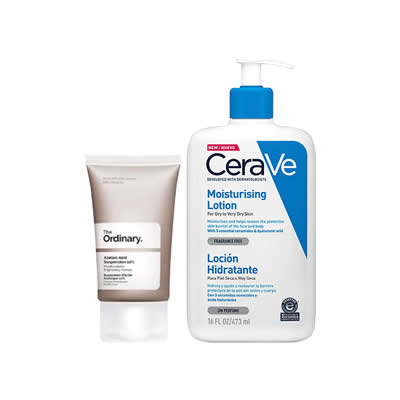 CERAVE SET TRATAMIENTO AZELAIC ACID SUSPENSION 10% 30 ML + LOCION HIDRATANTE 473 ML