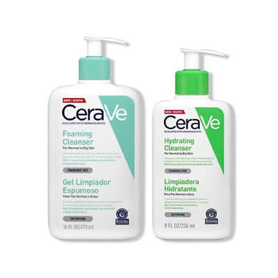CERAVE SET TRATAMIENTO FACIAL DUO LIMPIADORES IDEALES AYUDAR EQUILIBRAR LA PIEL
