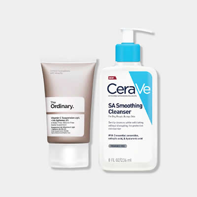 CERAVE SET TRATAMIENTO VITAMINA C SUSPENSION 0.23 + HA SPHERES 0.02 + LIMPIADOR SUAVIZANTE SA 236 ML