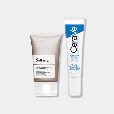 CERAVE SET TRATAMIENTO VITAMINA C SUSPENSION 23% + HA SPHERES 2% + CREMA CONTORNO OJOS 14 ML