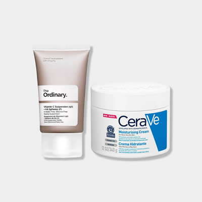 CERAVE SET TRATAMIENTO VITAMINA C SUSPENSION 23% + HA SPHERES 2% + CREMA HIDRATANTE 340 GR