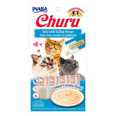 CHURU PURE PATE SNACK CREMOSO PARA GATOS SABOR ATUN 56G