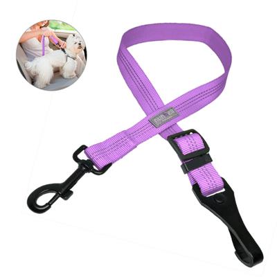 CINTURON CORREA REGULABLE DE SEGURIDAD DE ARNES PARA PERRO