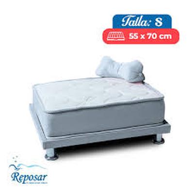 COLCHONES REPOSAR - CAMA PERROS Y GATOS PREMIUM COMBO DUO TARIMA + COLCHON TALLA S