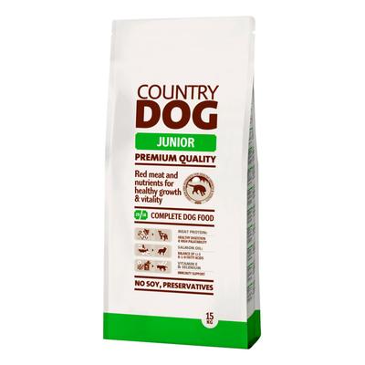 COUNTRY DOG COMIDA PARA CACHORROS Y PERROS JOVENES CARNE 15KG