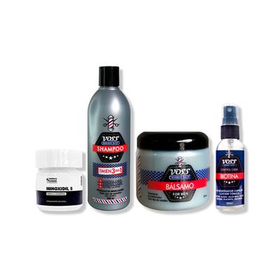 DERMO SUMAK LOCION MINOXIN 60ML + SHAMPOO VOSS + ACONDICIONADOR VOSS + BIOTINA