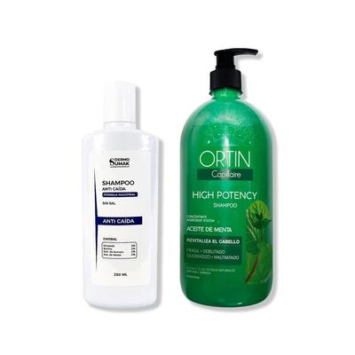 DERMO SUMAK SHAMPOO ANTICAIDA SIN SAL 250ML + SHAMPOO ORTIN CAPILLAIRE 1LT