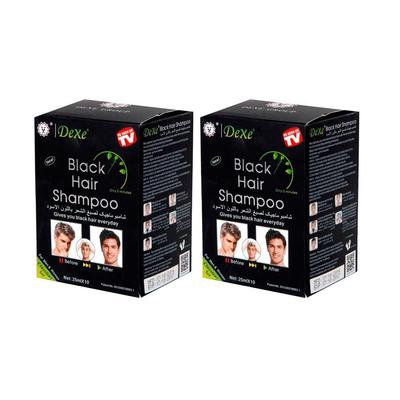 DEXE SHAMPOO DEXE 2 UNIDADES BLACK HAIR 25ML X 10