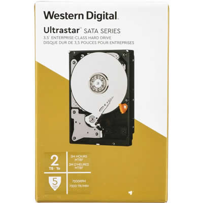 DISCO DURO INTERNO HDD WESTERN DIGITAL WD ULTRASTAR 2TB SATA