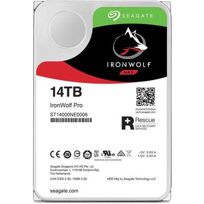 DISCO DURO INTERNO NAS HDD SEAGATE IRONWOLF PRO 14TB SATA