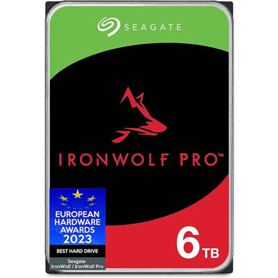 DISCO DURO INTERNO NAS HDD SEAGATE IRONWOLF PRO 6TB SATA