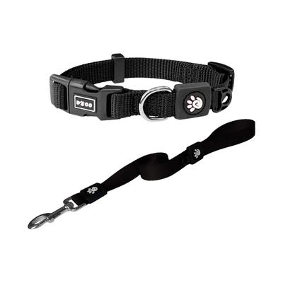 DOCO - COLLAR PARA PERRO NYLON AJUSTABLE L Y CORREA