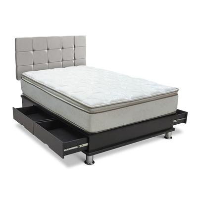 DRIMER DORMITORIO CUADROS POCKET 5 ESTRELLAS 1.5 PLAZAS GRIS