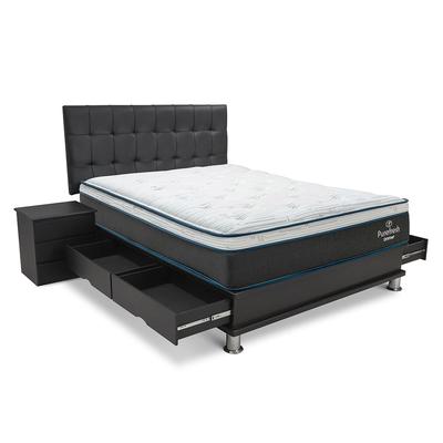 DRIMER DORMITORIO FACUNDO NEW PURE FRESH KING + RESPALDO NEW PURE FRESH
