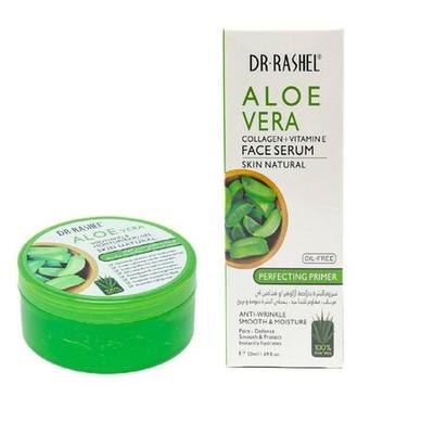 DR RASHEL GEL MULTIFUNCIONAL ROSTRO Y CUERPO 300G + SERUM FACIAL COLAGENO Y VITAMINA E 50ML