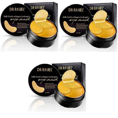 DR RASHEL MASCARILLA DE OJOS HIDRATANTE CON PERLAS DORADAS Y NEGRAS 03 UNIDAD
