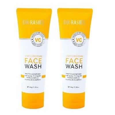 DR RASHEL PACK 2 DESMAQUILLANTE FACIAL VITAMINA C LIMPIADOR ILUMINADOR 100 GR