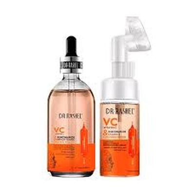 DR RASHEL PACK 2 DESMAQUILLANTE FACIAL VITAMINA C NIACINAMIDA ESSENCE MOUSSE LIMPIADOR