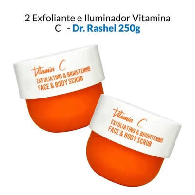 DR. RASHEL EXFOLIANTE E ILUMINADOR VITAMINA C 250G 02 UNIDAD