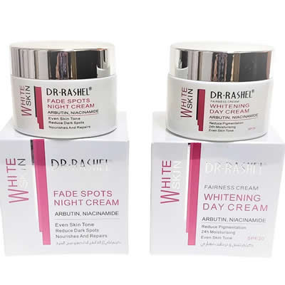 DR. RASHEL FACIAL ANTIMANCHAS WHITE SKIN CREMA DIA + CREMA NOCHE 50GR