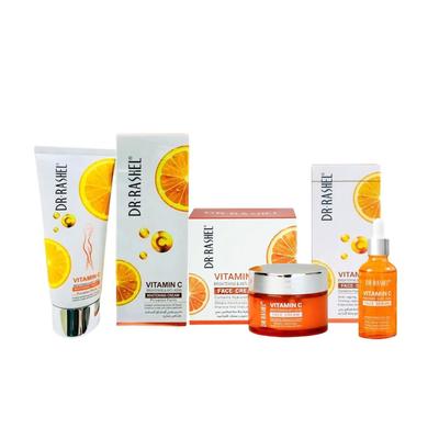DR. RASHEL PACK TRIO BLANQUEADOR VITAMINA C SERUM Y CREMAS