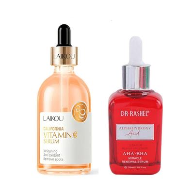 DR. RASHEL SERUM ALPHA HYDROXY ACID AHA-BHA + SERUM VITAMINA C
