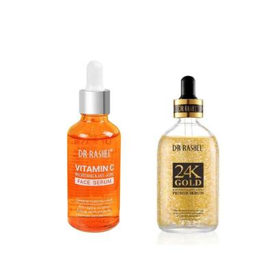 DR. RASHEL SERUM VITAMINA C 50ML + SERUM 24K GOLD DR. RASHEL