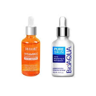 DR. RASHEL SERUM VITAMINA C 50ML + SERUM ANTI ACNE BIOAQUA