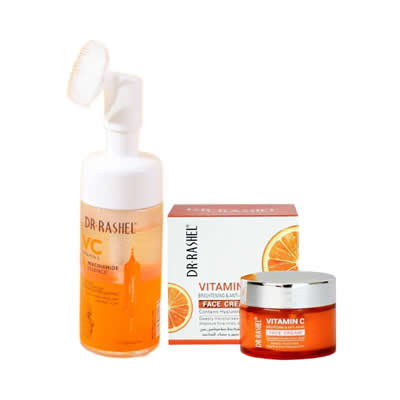 DR. RASHEL VITAMINA C CREMA FACIAL 50GR + LIMPIADOR FACIAL ESPUMA 125ML