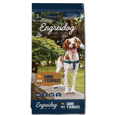 ENGREIDOG COMIDA PARA PERROS ADULTO SABOR CARNE Y CEREALES 3KG