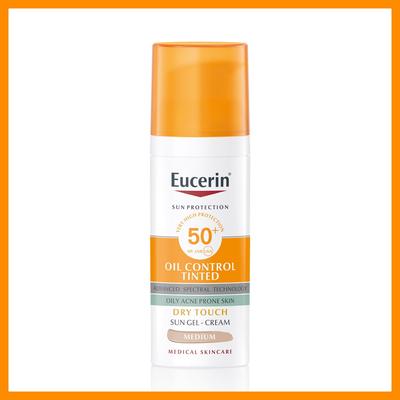 EUCERIN PROTECTOR SOLAR FACIAL OIL CONTROL FPS 50+ TONO MEDIO 50 ML