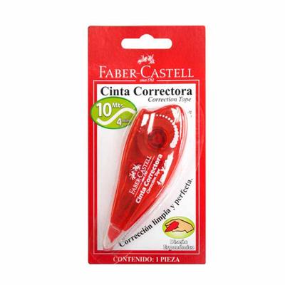 FABER CASTELL CINTA CORRECTORA 4MM/10MT 1 UNIDAD
